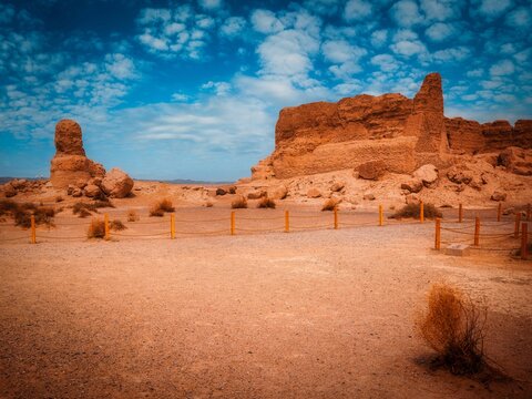 Site of Dafangpan City Hecang City Yumen Pass Dunhuang Ancient Ruins