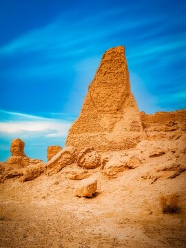 Site of Dafangpan City Hecang City Yumen Pass Dunhuang Ancient Ruins
