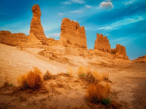 Site of Dafangpan City Hecang City Yumen Pass Dunhuang Ancient Ruins