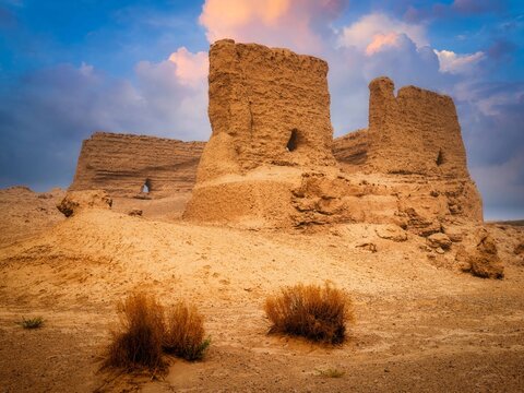 Site of Dafangpan City Hecang City Yumen Pass Dunhuang Ancient Ruins