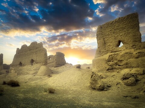 Site of Dafangpan City Hecang City Yumen Pass Dunhuang Ancient Ruins