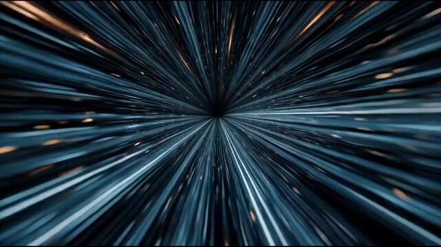 Digital innovation data flow through hyper speed tunnel