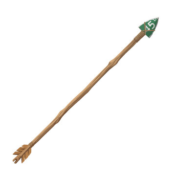 Improvised Arrow UI 2D game asset polygon lasso fill painting, Cartoon PNG Illustration