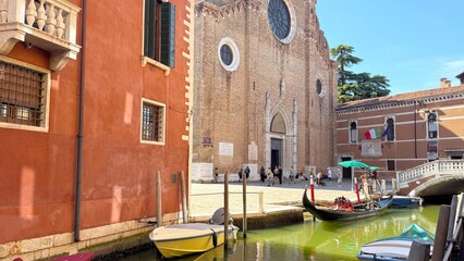 Venice Italy scenic canals, gondolas and historic architecture in the heart of Venice © Diana