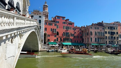 Venice Italy scenic canals, gondolas and historic architecture in the heart of Venice © Diana