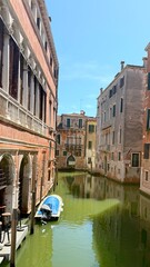 Venice Italy scenic canals, gondolas and historic architecture in the heart of Venice © Diana