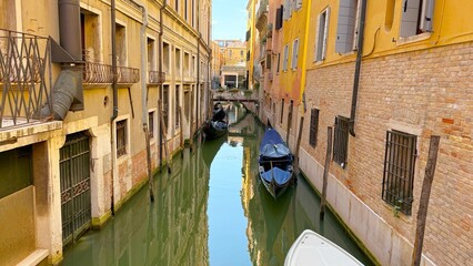 Venice Italy scenic canals, gondolas and historic architecture in the heart of Venice © Diana