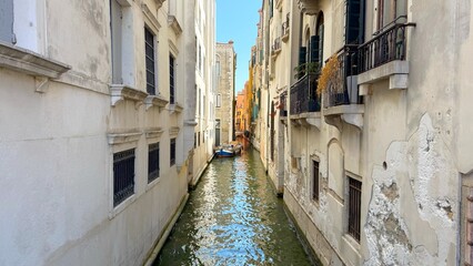 Venice Italy scenic canals, gondolas and historic architecture in the heart of Venice © Diana