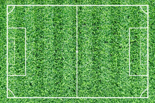 top view graphic depicting a soccer pitch on green grass background, champion, object, play, football, copy space