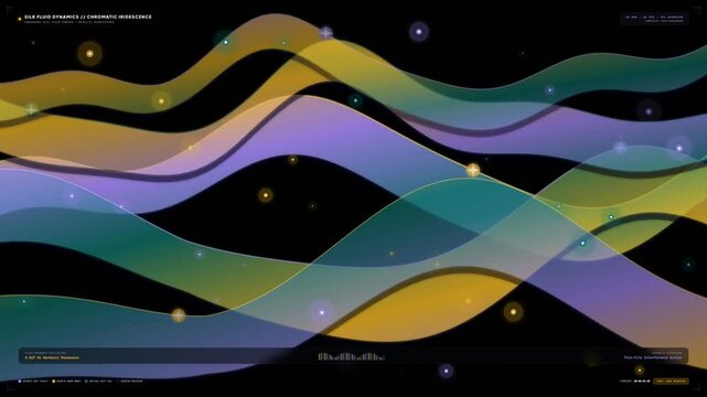 Abstract Fluid Shader Waves with Colorful Dynamic Gradients
