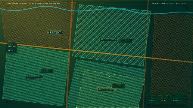 Agriculture Drone Mapping Farmland and Crop Fields