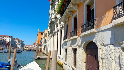 Venice Italy scenic canals, gondolas and historic architecture in the heart of Venice © Diana