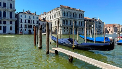Venice Italy scenic canals, gondolas and historic architecture in the heart of Venice © Diana