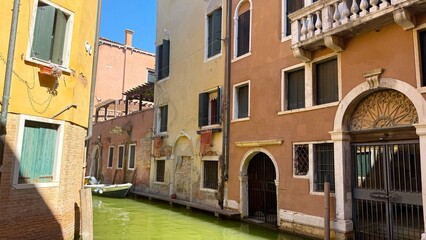 Venice Italy scenic canals, gondolas and historic architecture in the heart of Venice © Diana