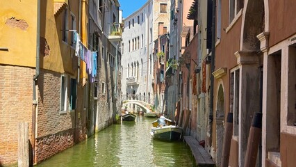 Venice Italy scenic canals, gondolas and historic architecture in the heart of Venice © Diana