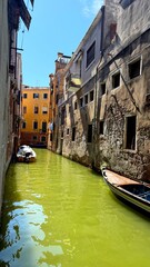 Venice Italy scenic canals, gondolas and historic architecture in the heart of Venice © Diana