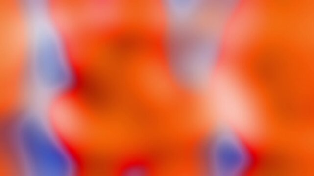 Abstract Motion Background with Warm Orange and Blue Liquid Gradient Flowing Animation