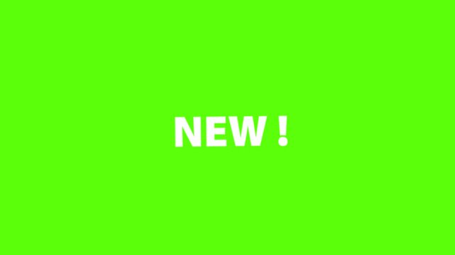 NEW Rounded Square Badge Animation Green Screen and Black Background