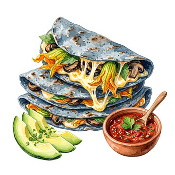 Blue Corn Quesadilla Stack.svg
