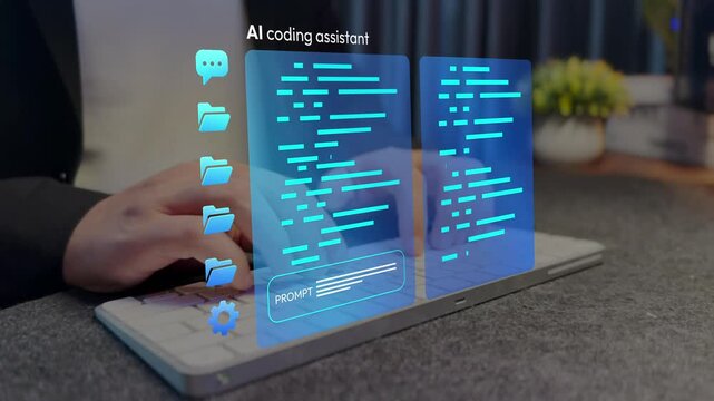 AI Coding Agent Generating Source Code and Automating Software Development Workflow