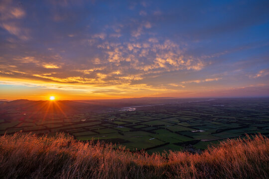 Canterbury Plains at sunrise