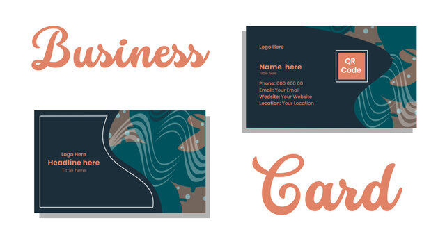 Business card corporate identity template