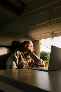 Remote Work Camper Life