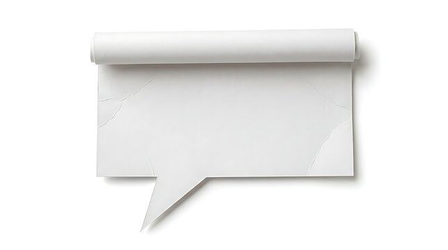 speech bubble on a plain background