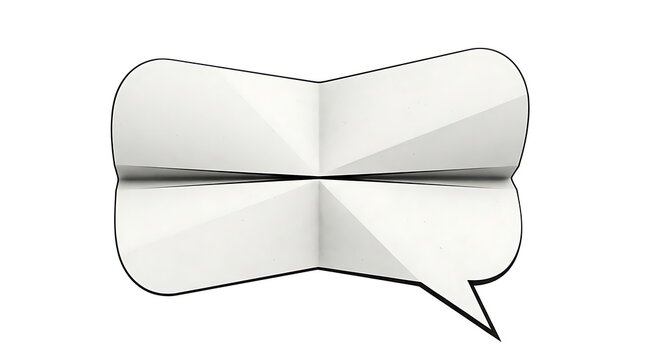 speech bubble illustration for chat or dialogue