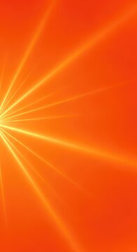 Vibrant orange abstract background featuring a soft, seamless gradient transition with warm, glowing tones that radiate a bright energy, sunshine, clean, element