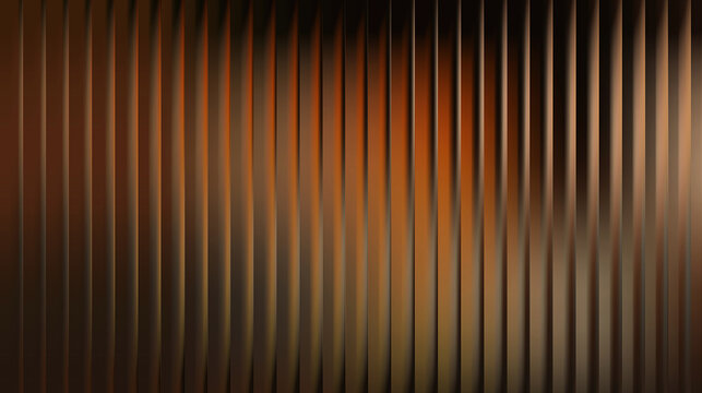 Vertical brown ribbed texture with gradient light and shadow effects