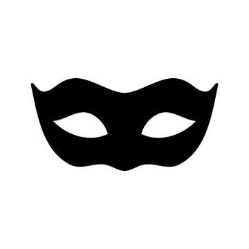 Masquerade Costume Mask Flat Image