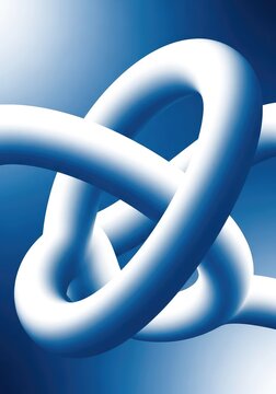 A surreal landscape of fluid white and deep blue abstract forms that interweave, creating a sense of depth and mystery with soft gradients, wave, cobalt, cerulean