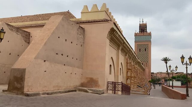 The Kutubiyya Mosque or Koutoubia Mosque is the largest mosque in Marrakesh, Morocco