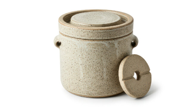 Traditional Ceramic Crock for Fermenting Foods.