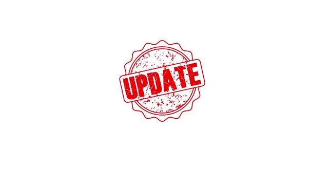 Checked Stamp Animation on transparent background, Rubber, seal, red, vintage effect, textured, motion graphics for video content and web, Rubber stamp animation & 4k video motion,