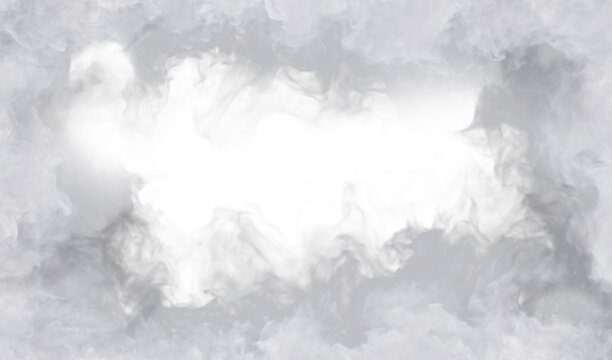 Smokey gas border edge cutout backgrounds effect rendering png
