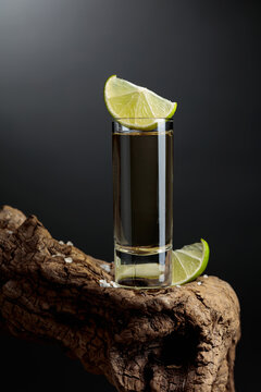 Tequila with salt and lime.