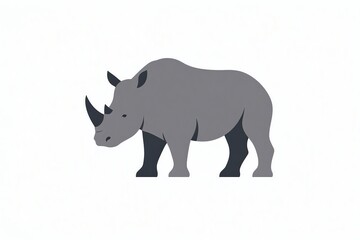 Fototapeta premium rhino vector illustration