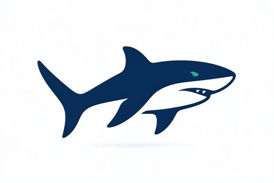 vector illustration of a shark