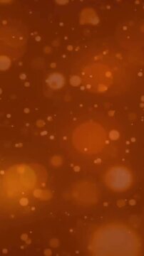 Animation of light spots moving on black background