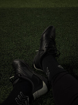 men resting in Football turf