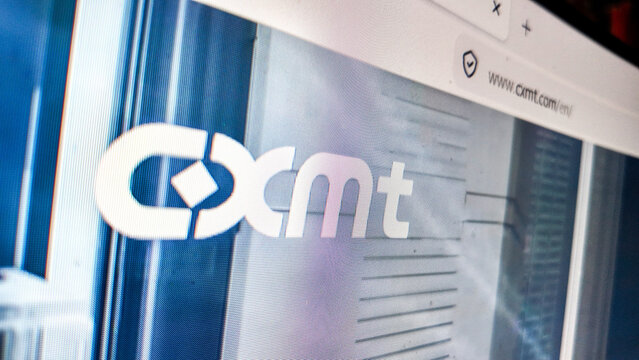 . a computer screen with cxmt website displayed...ChangXin Memory Technologies is a Chinese semiconductor integrated device manufacturer headquartered in Hefei, Anhui