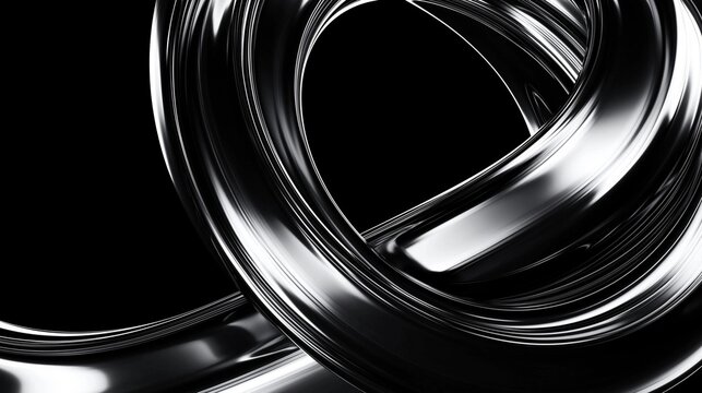 Close-up of a black and white abstract background with a circular shape in the center.