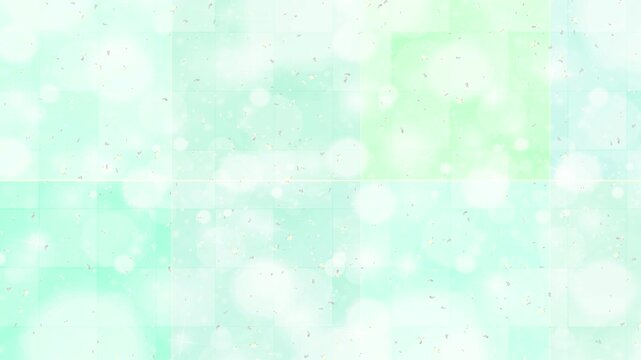 Light blue and green bokeh pattern 4K