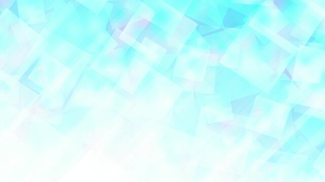 Abstract Blue Geometric Square Pattern 4K