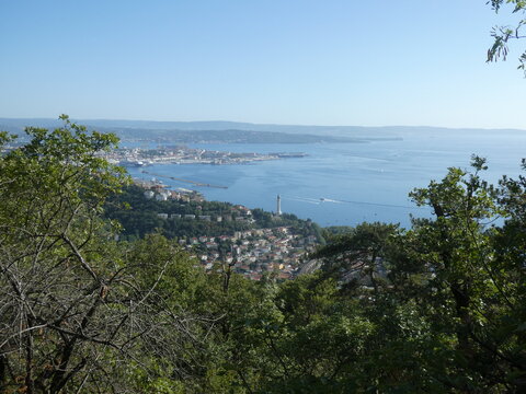 view of trieste from highground