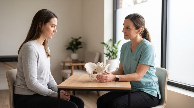 Postpartum Recovery Consultation Pelvic Floor Therapy Session