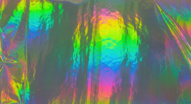 Colorful Iridescent Abstract Background Texture Pattern.