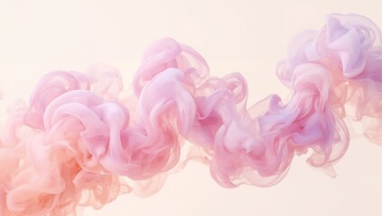 Fototapeta premium Pink Smoke Cloud Abstract Artistic Background with Soft Swirls for Creative Design